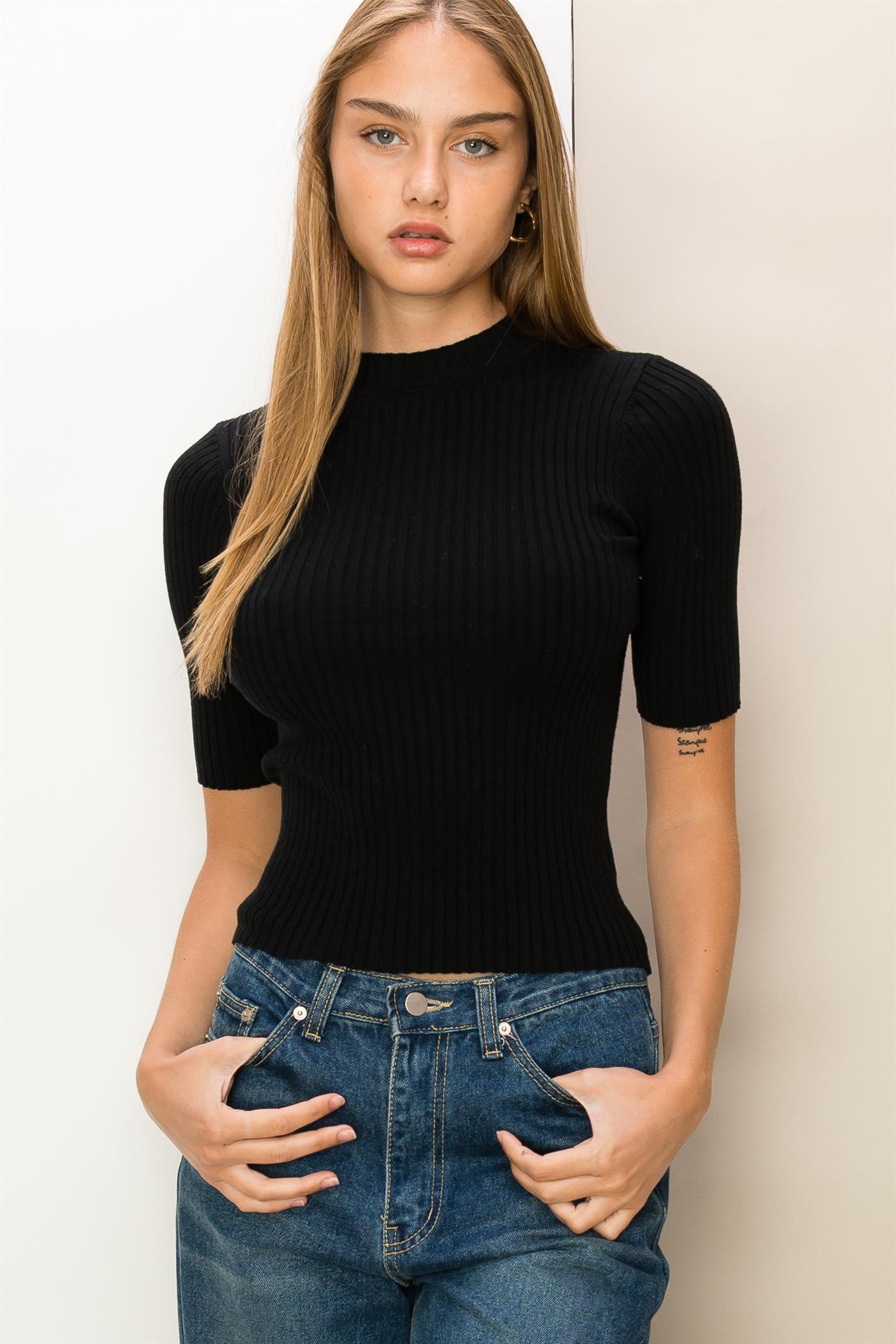 ZOE TOP // BLACK