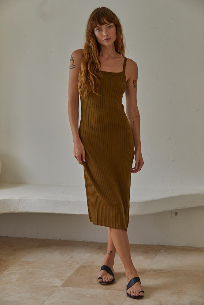 OLIVE DRESS // OLIVE BROWN